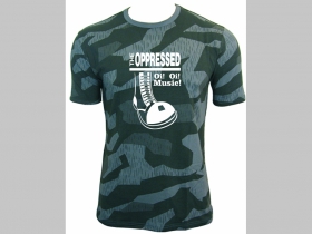 The Oppressed  nočný maskáč-Nightcamo SPLINTER, pánske tričko 100%bavlna